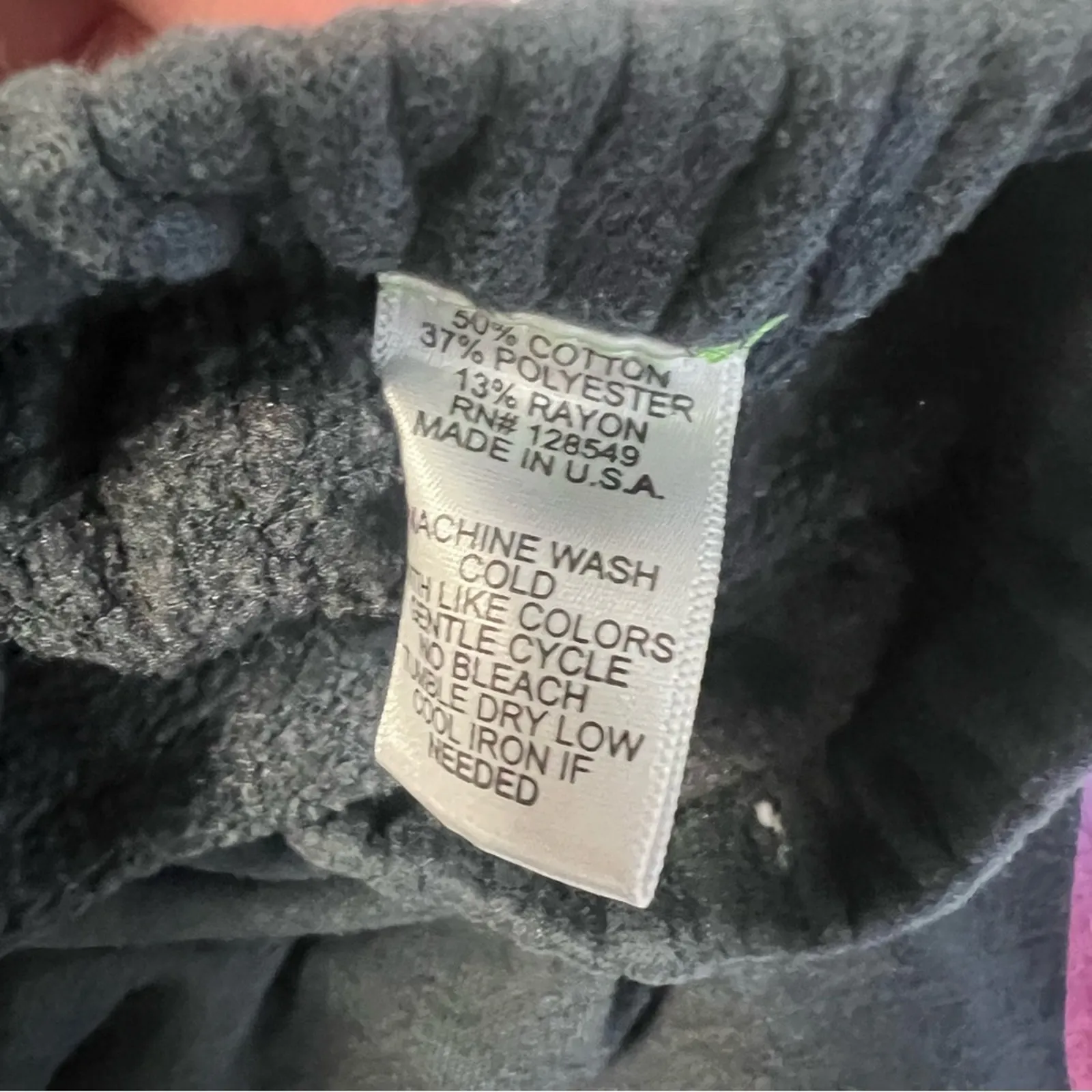 Aviator Nation  Rainbow Pink Bolt Sweatpants Sz S - Image 9