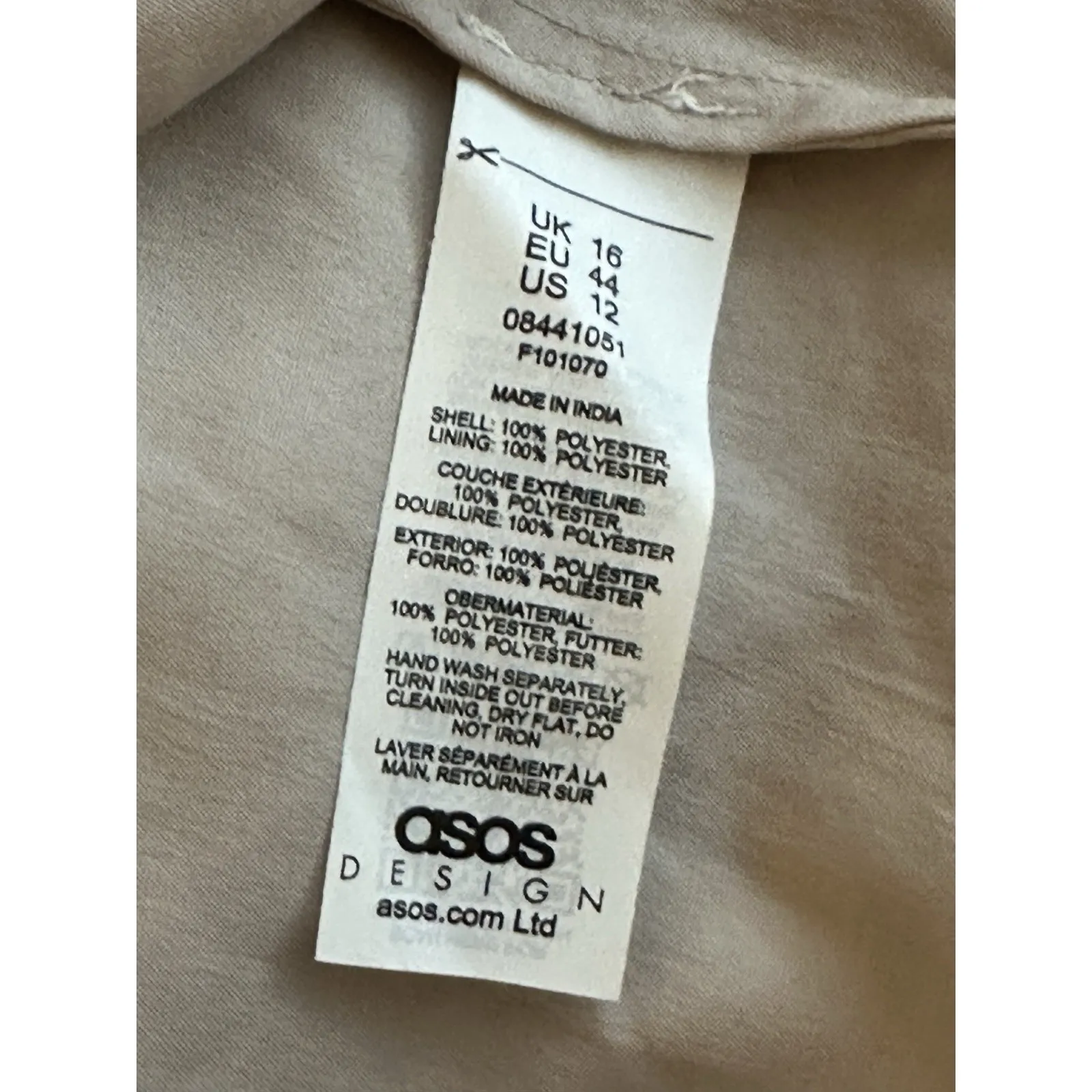 NWT! ASOS DESIGN Lt. Gray Sequin Dress, Size 12 (b43) Disco, Party Diva - Image 5