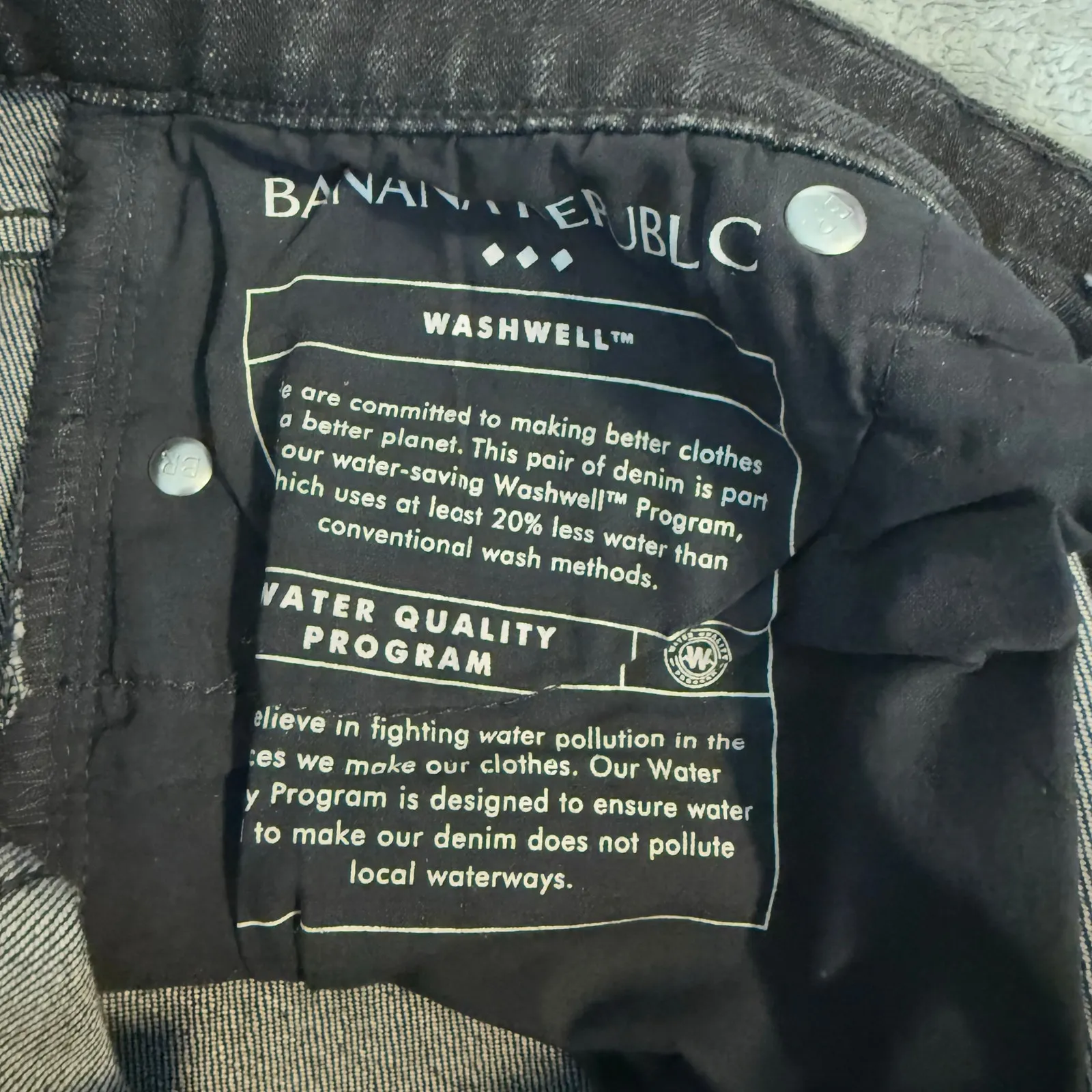 NWT Banana Republic Straight High Rise Ankle Jean, Washed Black, 26/2 - Image 5