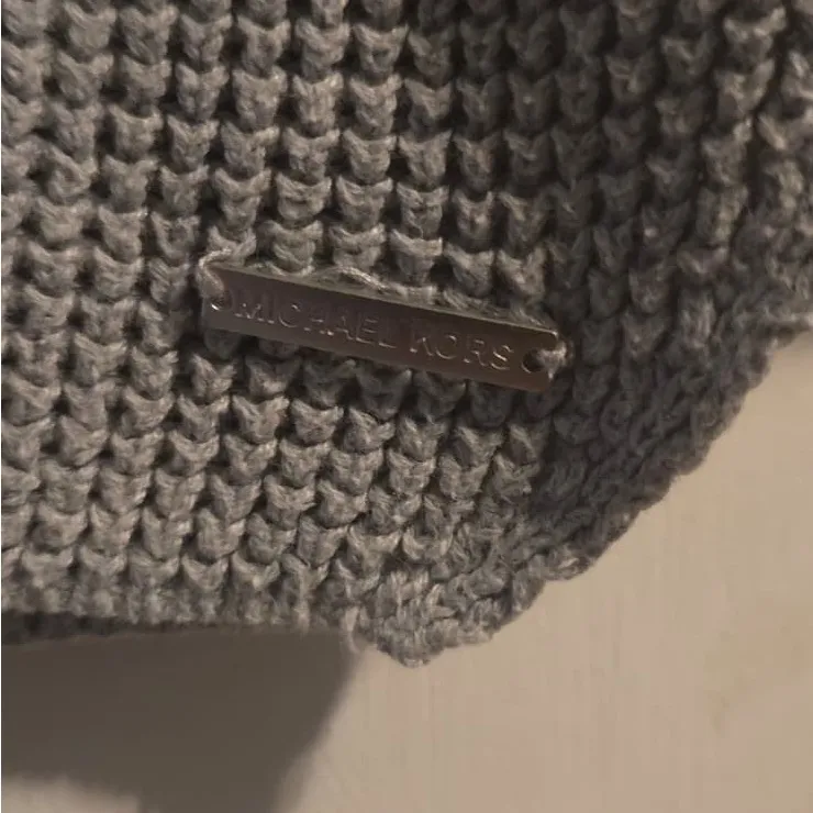 MICHAEL Michael Kors Gray Cowl Neck Sweater - Image 12