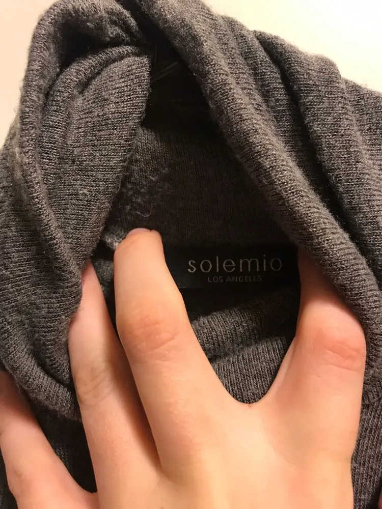 Gray High Neck Top - Image 3