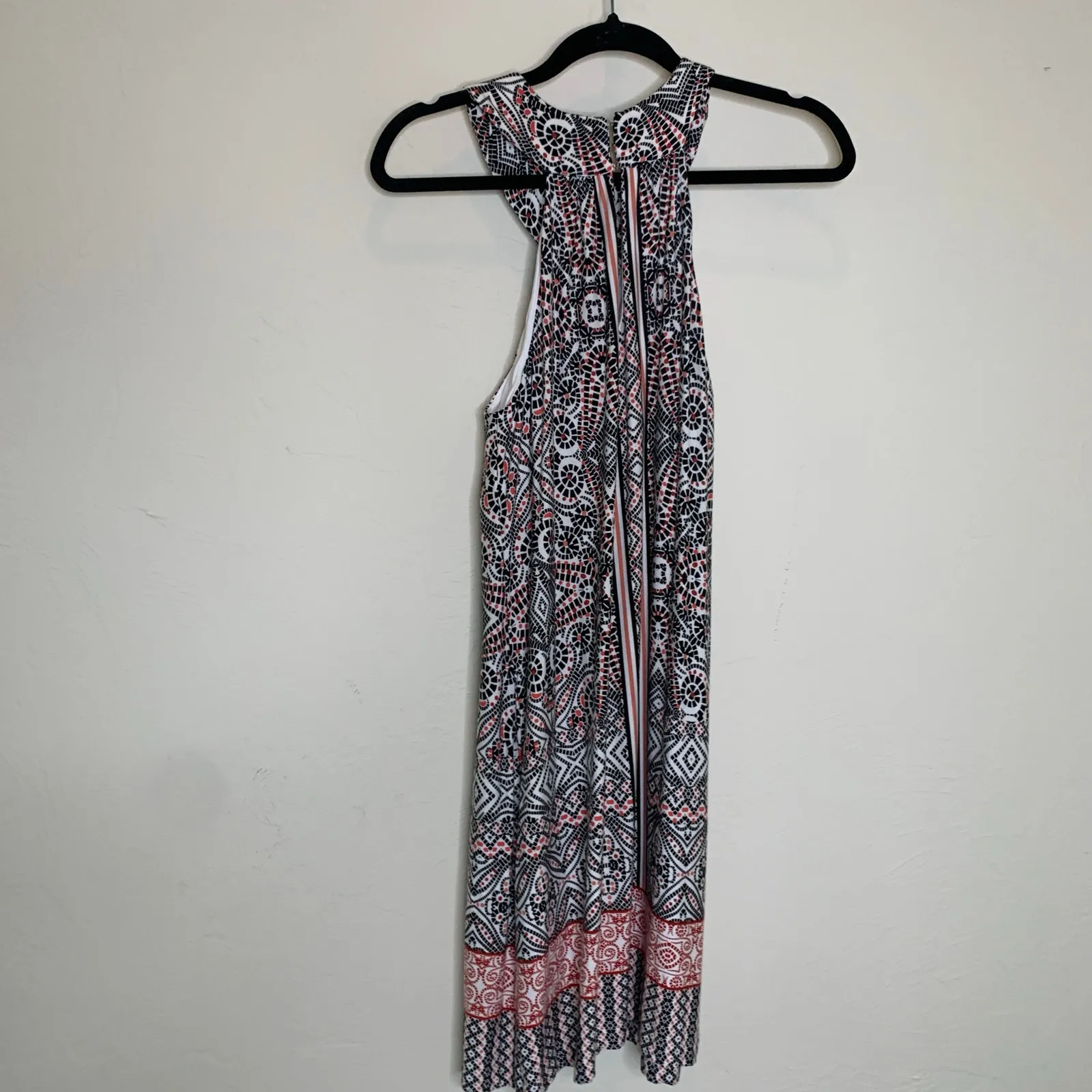 Soma Dress Stained Glass Pattern Ring Front Sz Medium Black - Image 8