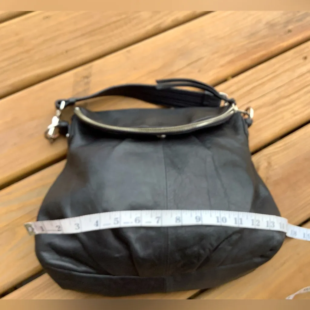 Genuine leather MARGOT shoulder bag 🌹 Black - Image 4