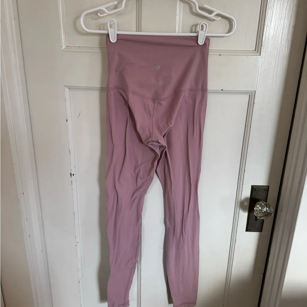 Lululemon Pace Base light mauve pink leggings size 4 - Image 2