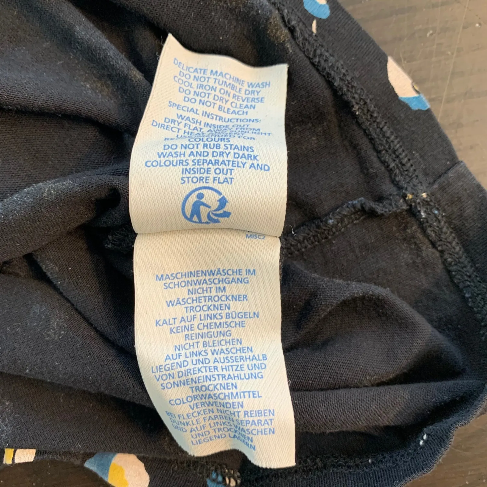 Boden Floral Tencel Lyocell Cotton Long Sleeve Blouse Top Womens US 8 Casual Black Size undefined - Image 5