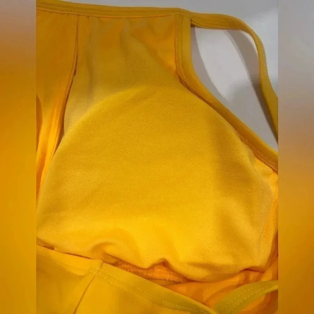 Ellen Tracy Women's Standard One-Piece Swimsuit Bathingsuit with Neck Cut-Out - Image 4