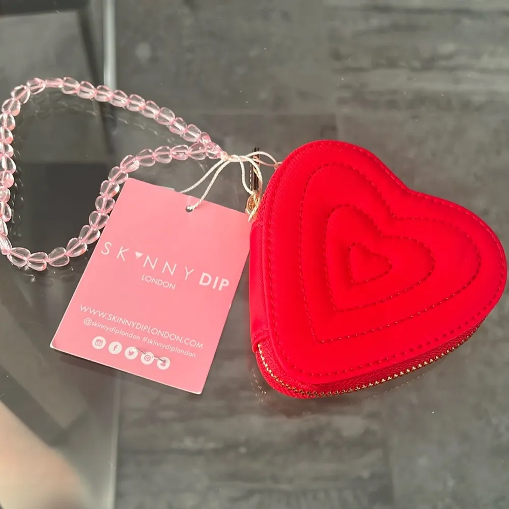 SkinnyDip London Women's Heart Quilted Coin Purse in Red, New with Tag Red - Image 4