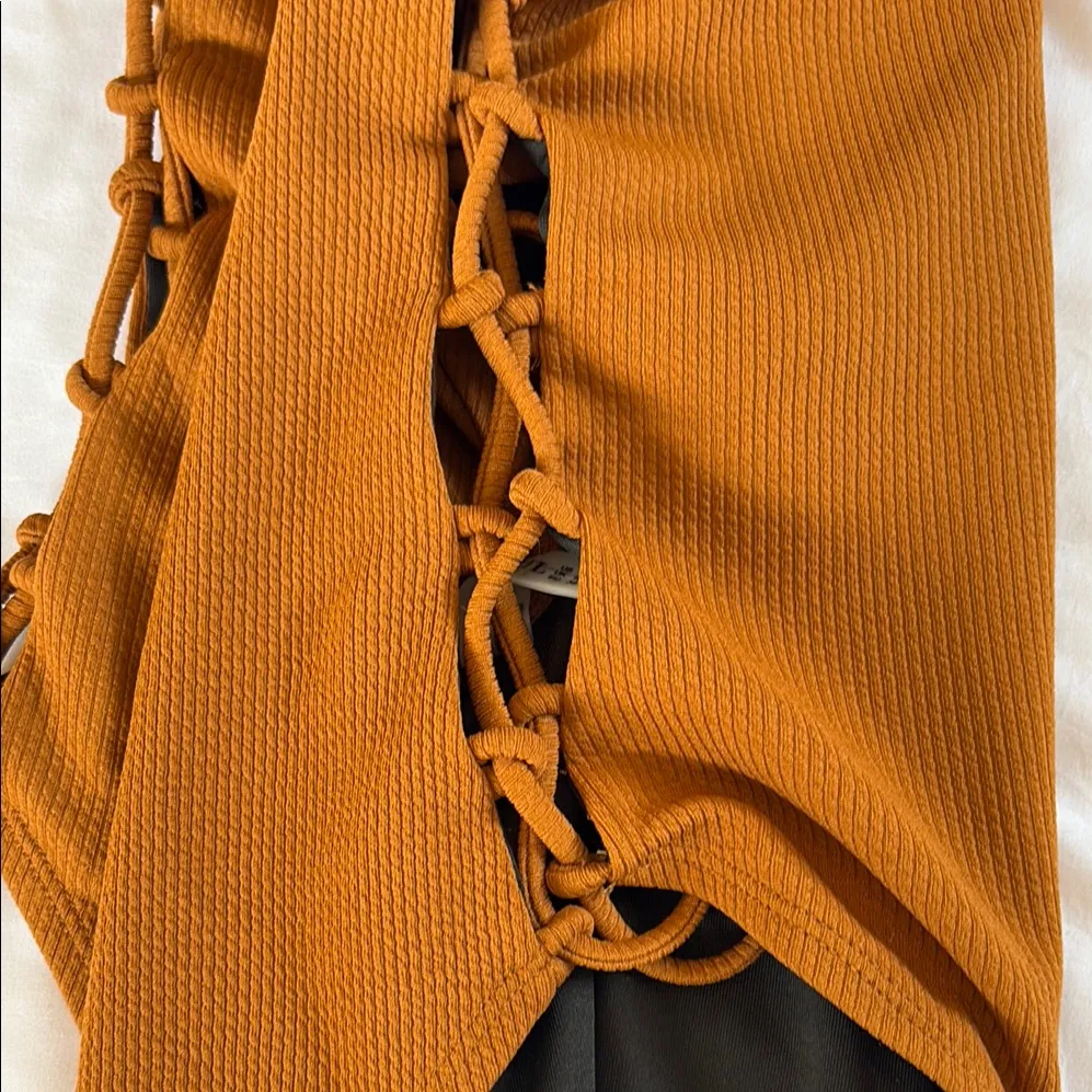 Zaful Brown One Piece Swimsuit - Image 5