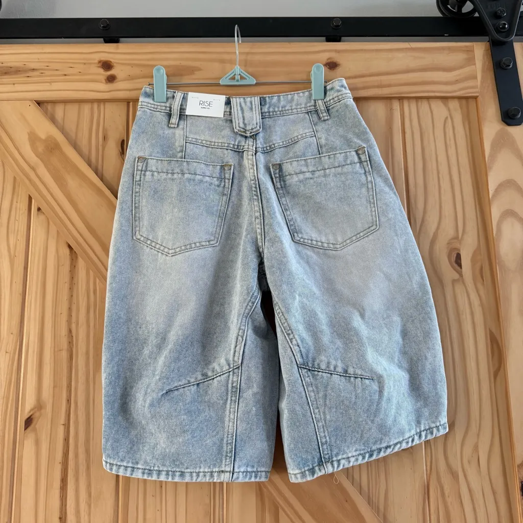 NWT Rise Supply Co baggy short size 5 Blue - Image 2