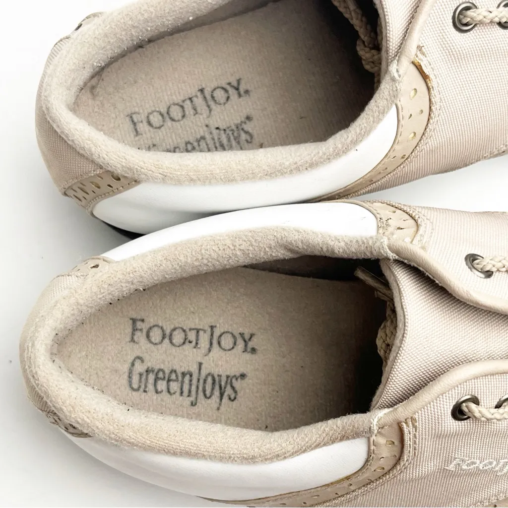 FOOT JOY Green Joys Faux Leather Oxford Lace Up Golf Shoes #48746, Size 8.5 - Image 5