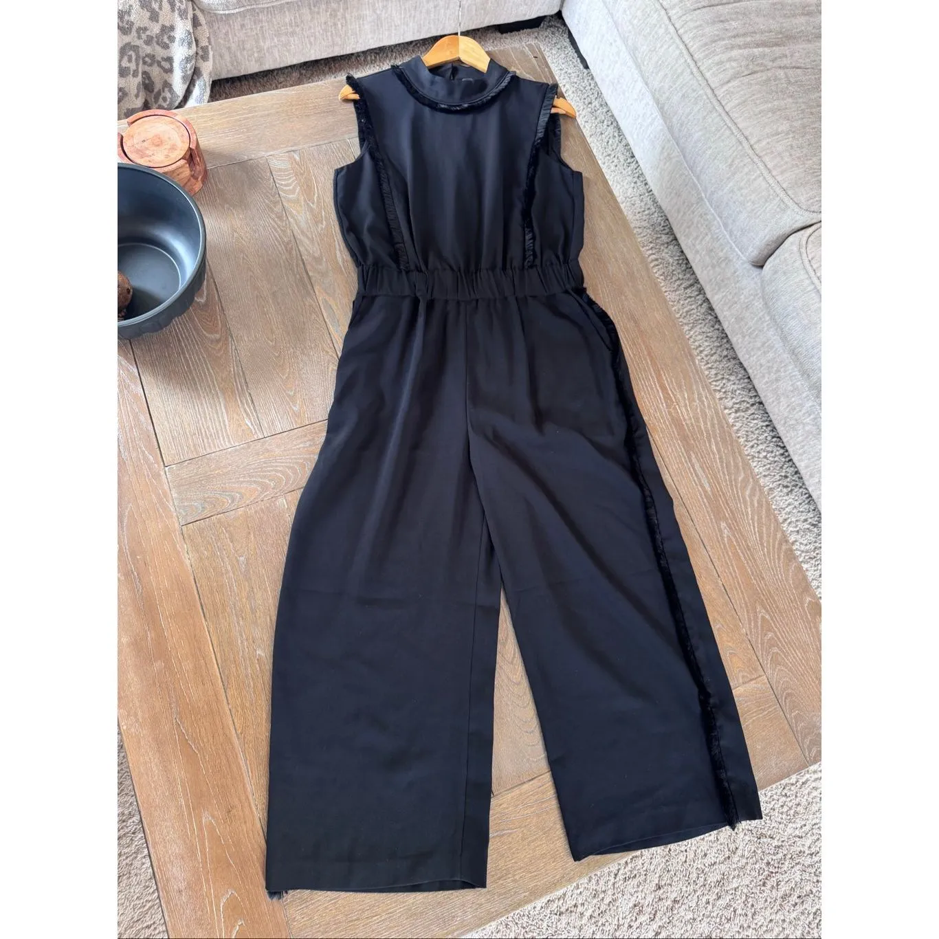 Ted Baker Bethzi Fringe Jumpsuit Size 3 /Medium - Image 6