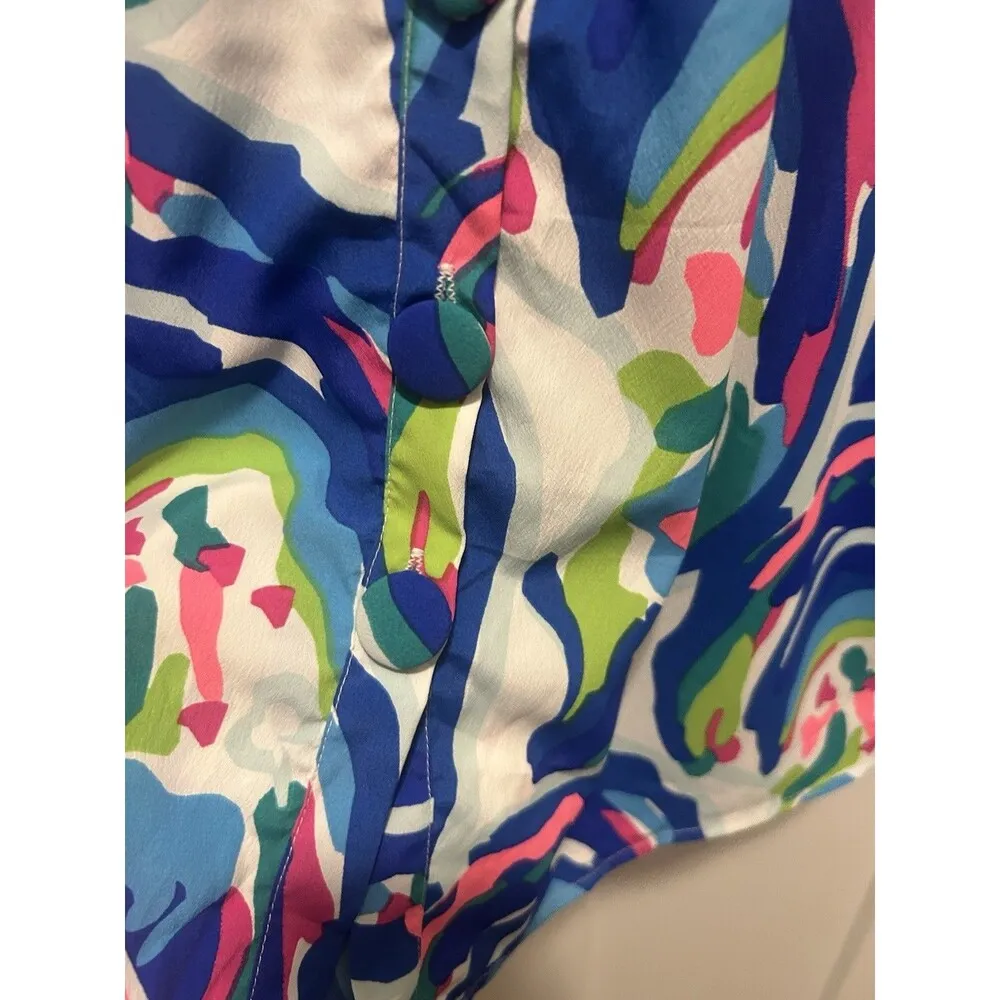 New Southern Flock Women’s Medium Colorful Abstract V - Image 2