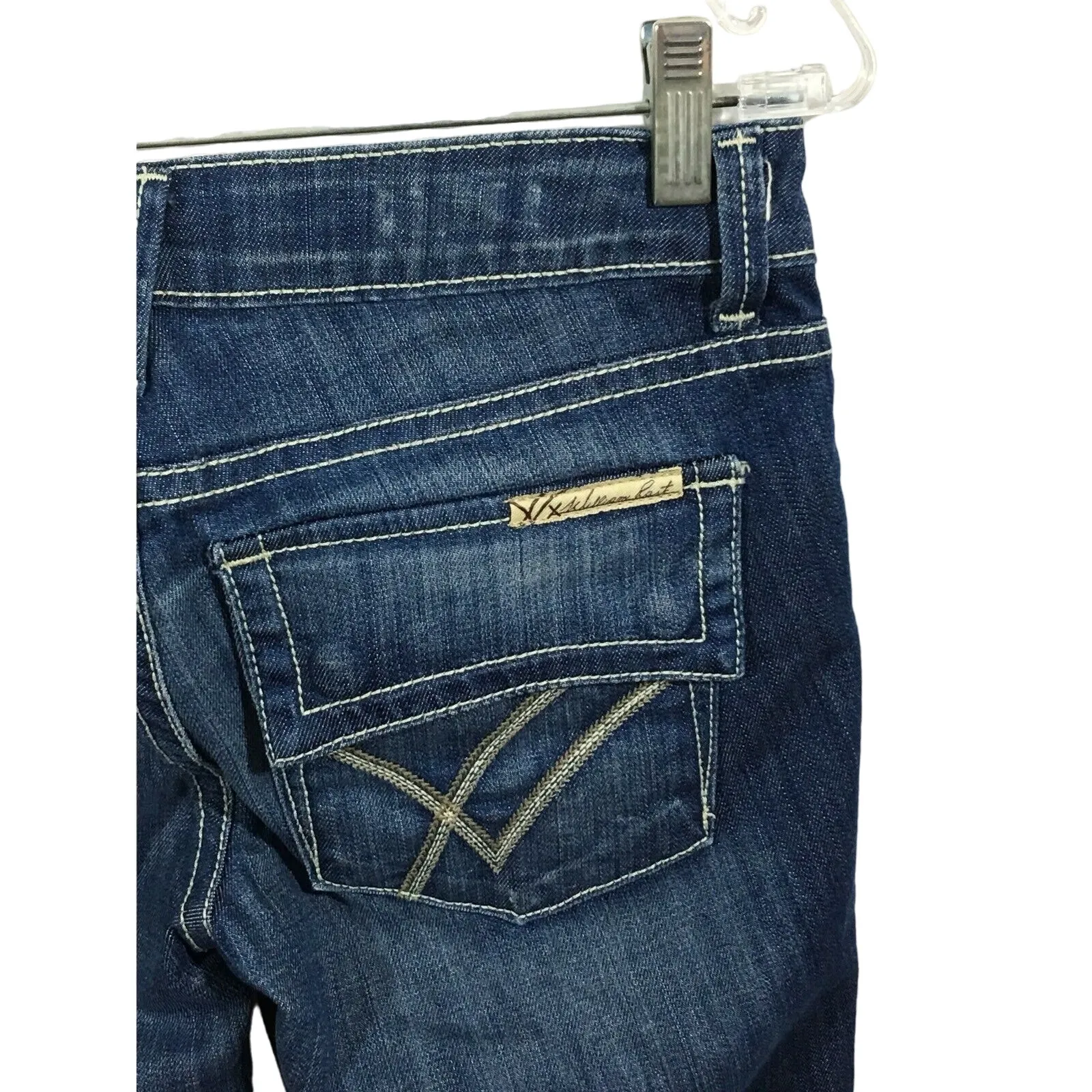 William Rast Belle Capri Low Rise Pocket Flap Jeans Womens 25 Normcore Capsule - Image 3