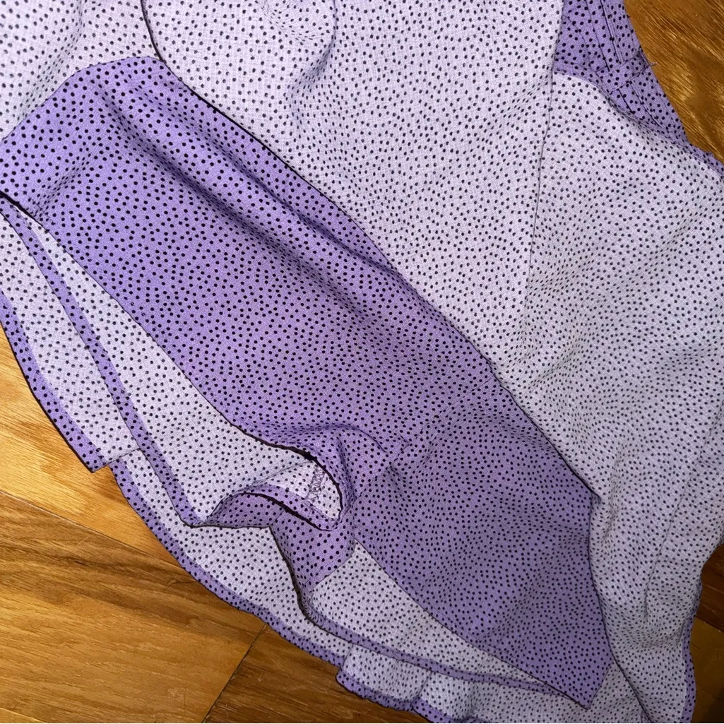 Stradivarius Purple Polka Dot Women's Skirt pants - Image 6