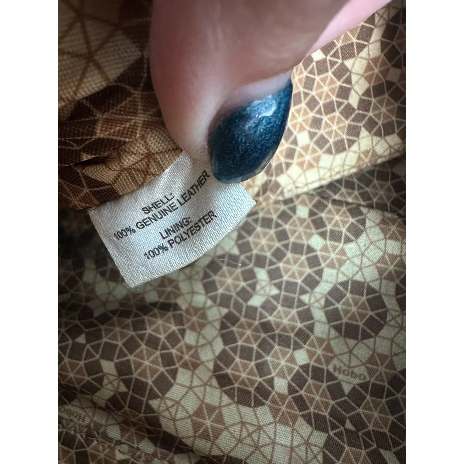 Hobo International Brown Leather Fringe Western Braid Shoulder Bag Purse - Image 6