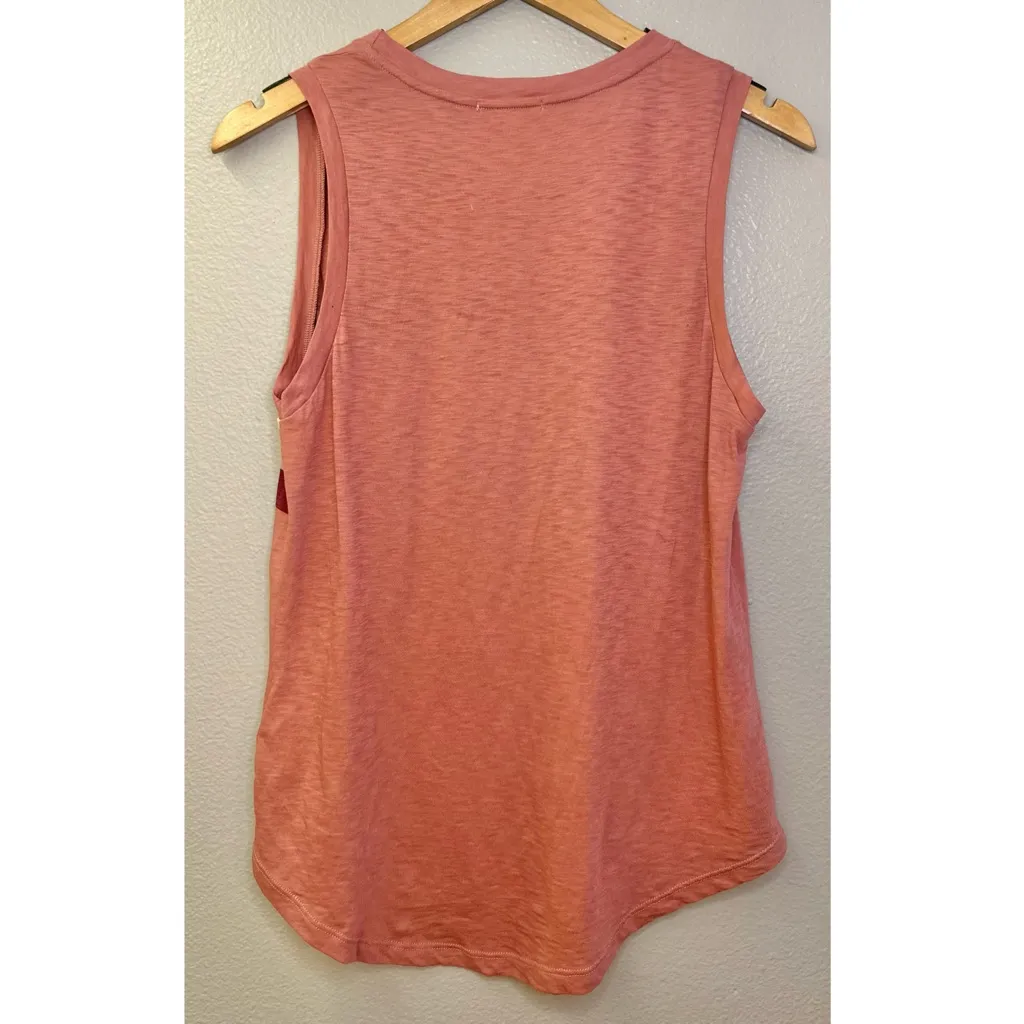 Sundry Sleeveless Pima Cotton Muscle Tee Tank Colorful Stripes - Image 3