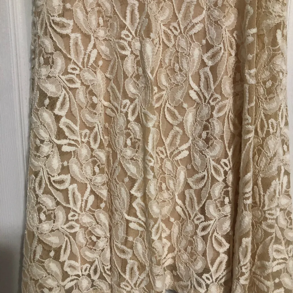 Free People Miles Of lace fit & flare skater dress‎ women’s size small petite. - Image 8