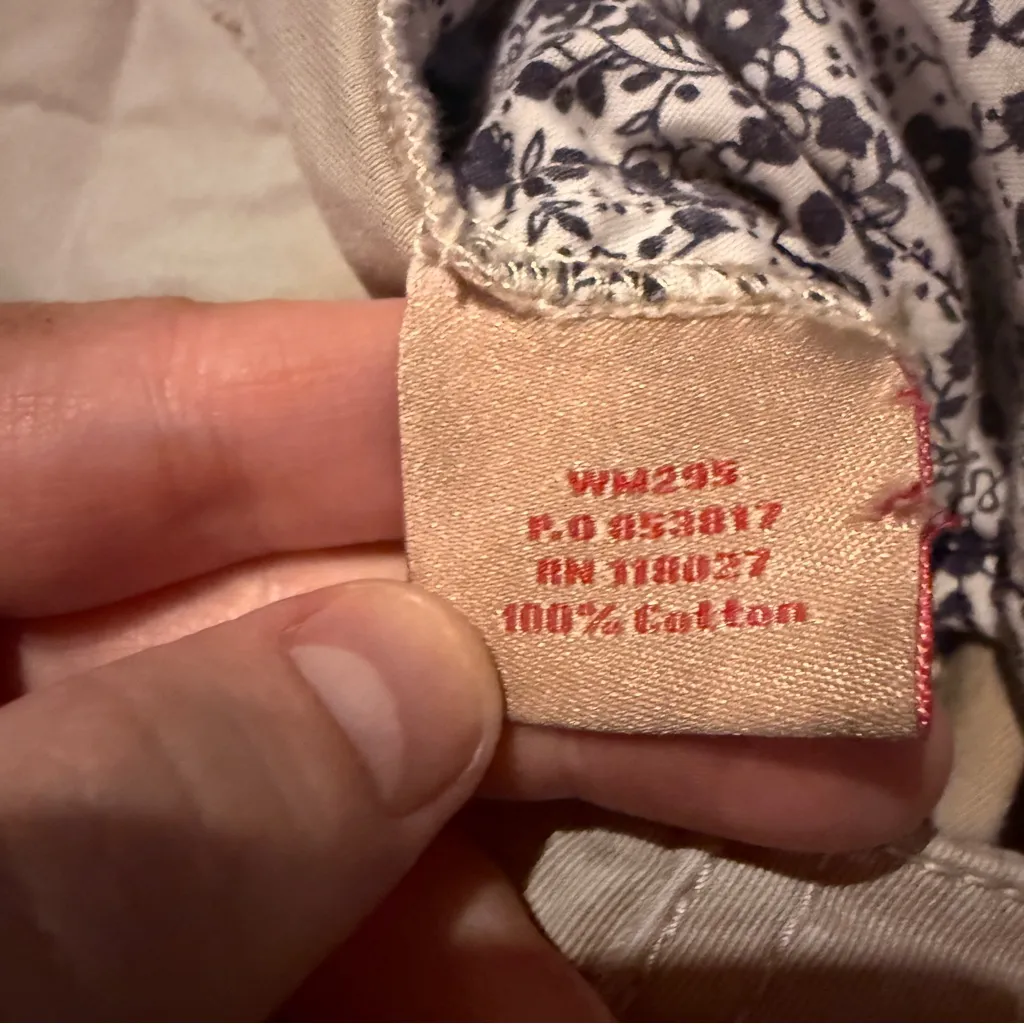 Boden Mid Rise Tie Waist Khaki Skinny Leg Ankle Pants Sz‎ 2 Tan - Image 7