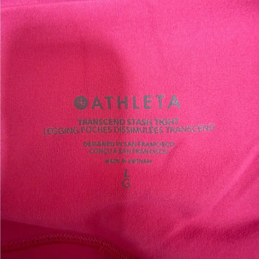 Athleta Transcend Stash High-Rise Leggings - Size Large - Image 5