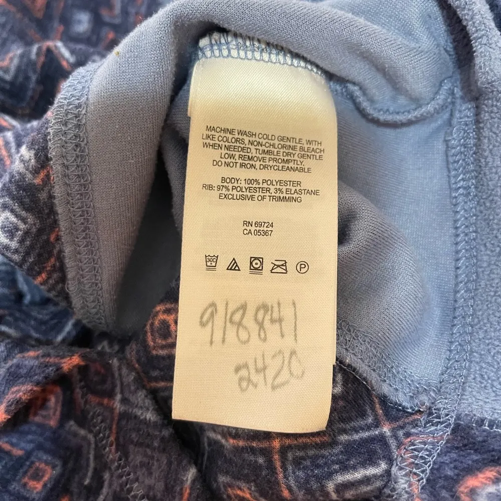 Women’s Columbia Fleece Purple/blue/pink 1/4 Zip Mock Neck Pullover fleece Med - Image 5