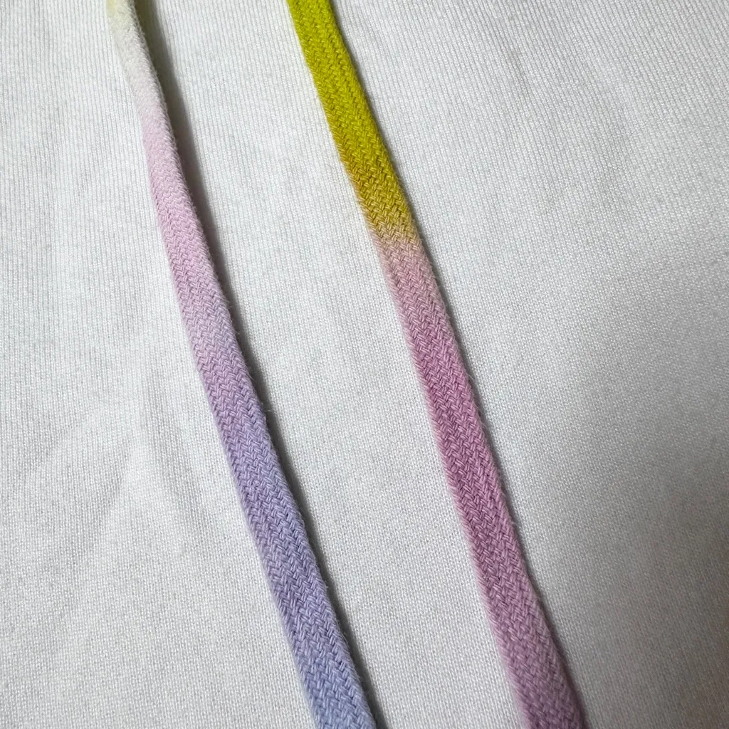 Sundry  Basic Hooded Pullover Sweatshirt; colored strings; size 1 or small - Image 7