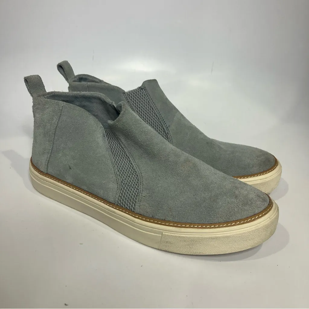 Toms Bryce blue‎ suede sneakers boots shooties casual women’s size 9 casual - Image 2