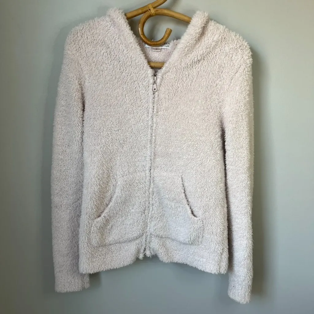 Barefoot Dreams Pink Zip Up Jacket Women's Small - Image 4