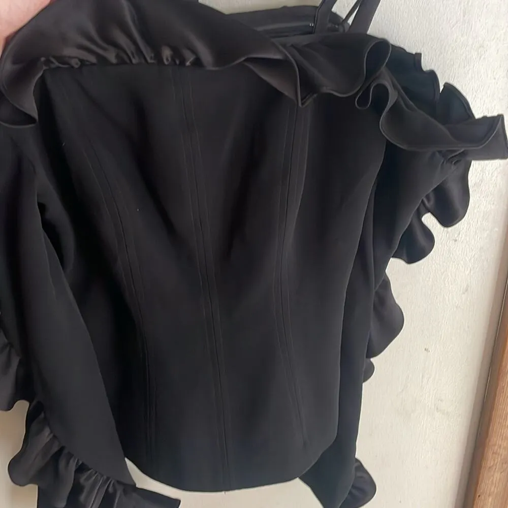 CINQ A SEPT Macie Top Off-the-Shoulder Ruffle - Image 7