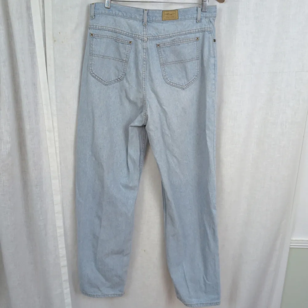 Vintage USA Made Ladies' LL Bean Relaxed Jeans Blue Size 16 - Image 4