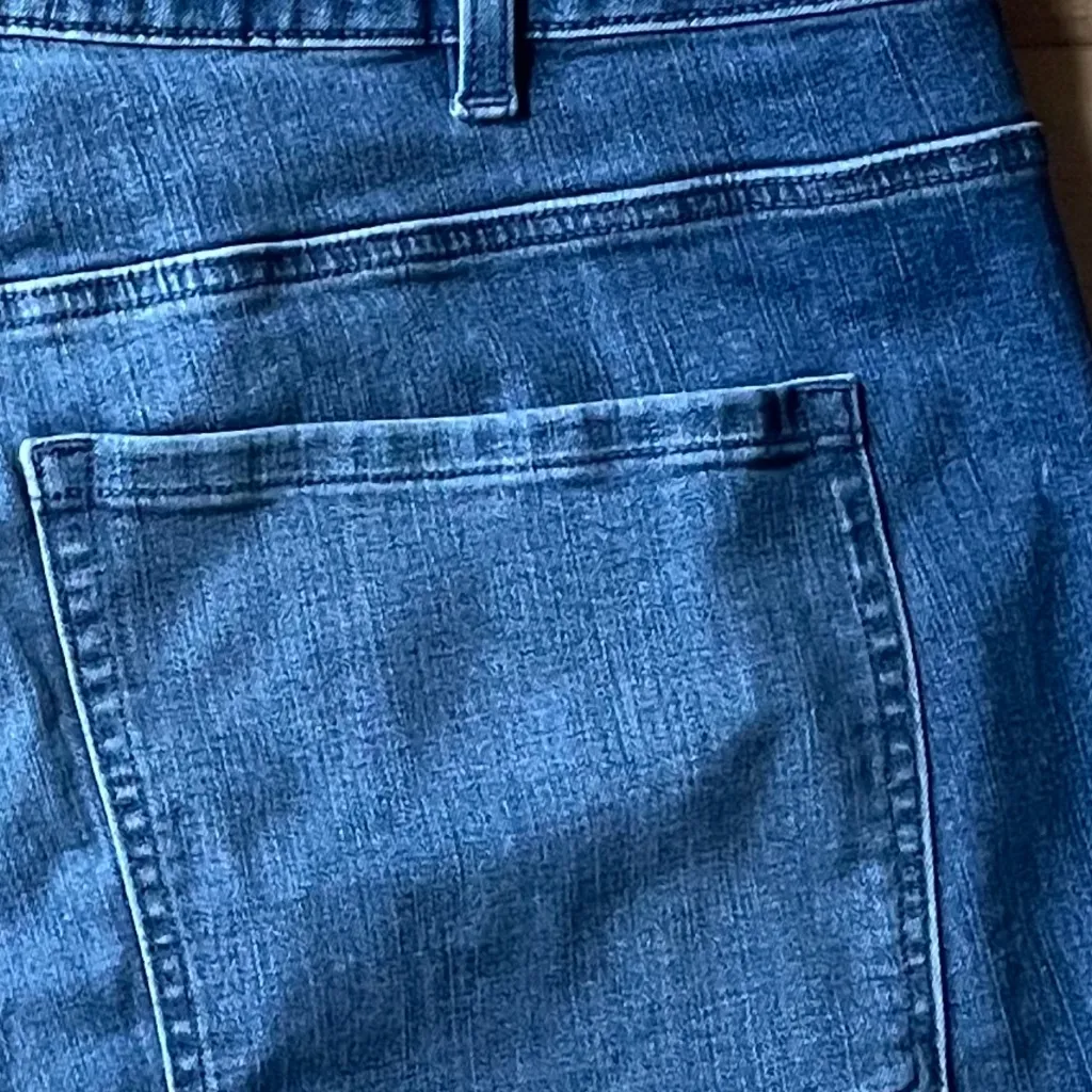 Lane Bryant distressed ankle skinny jeans Fringe Boho Plus size 28R - Image 6