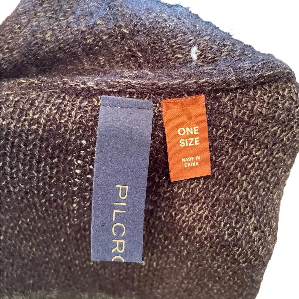 Pilcro Anthropologie Earthy Colorblock Leopard Print Longline Duster Cardigan - Image 8