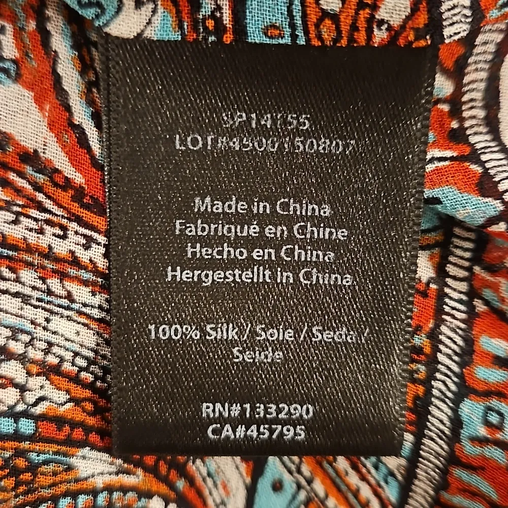 💕RACHEL ZOE💕 Violet Peasant Neck Tie Blouse in Parrot & Bright Red 6 - Image 15