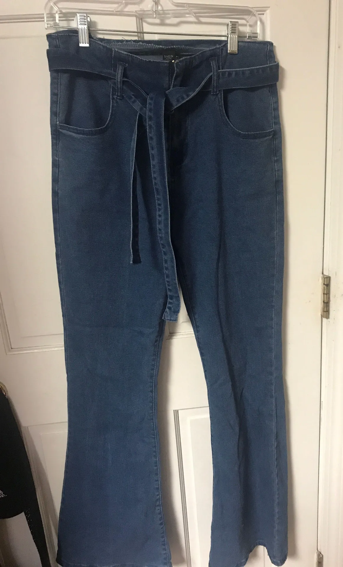 SheIn Boho High-Waisted Flare Jeans  - Image 2