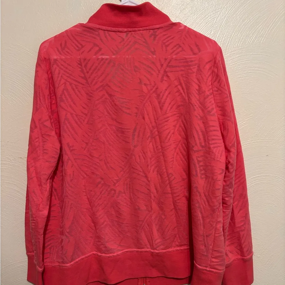 Coral Bay Pink Bomber Jacket with Ribbed Cuffs - Image 8