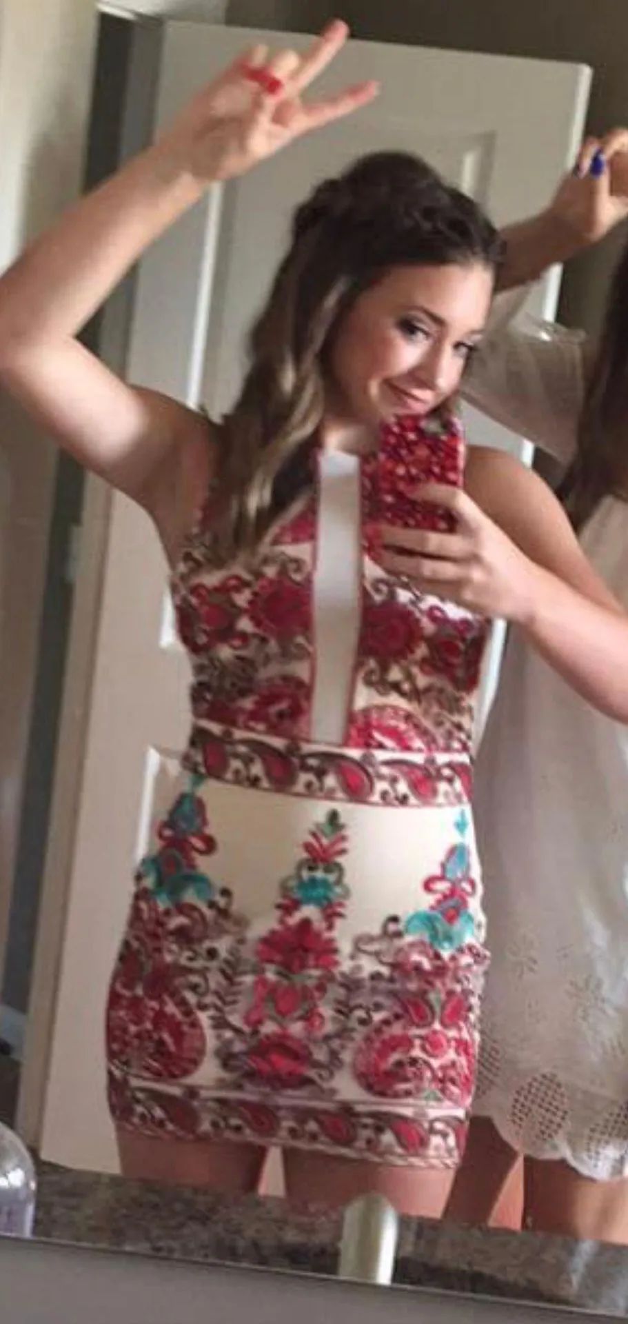 Revolve Endless Rose Bodycon Dress - Image 4