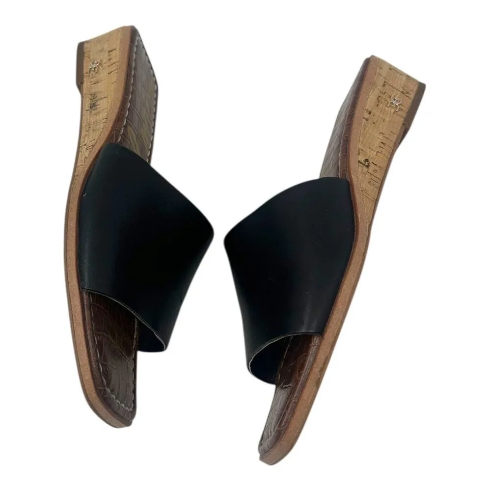 Sam Edelman Valery Leather Slip On Wedge Sandals Size 6.5 - Image 7