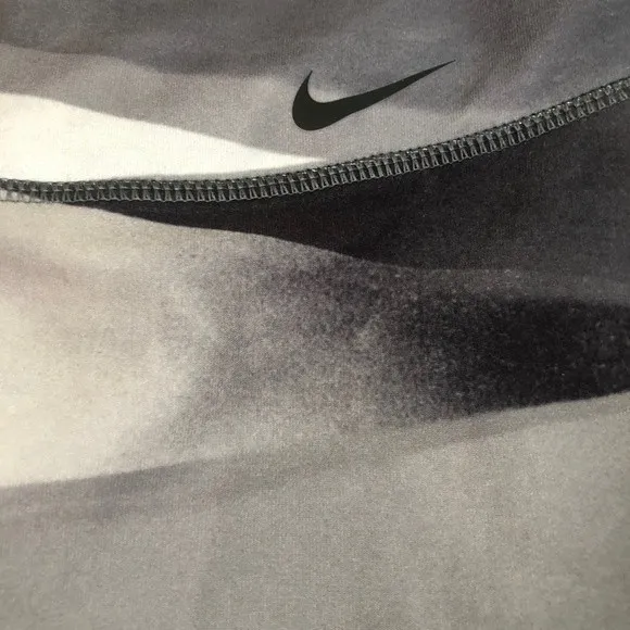 Nike Size S Dri-Fit Power Legend 2.0 Gray Ribbon Wrap Training Tights Leggings - Image 2