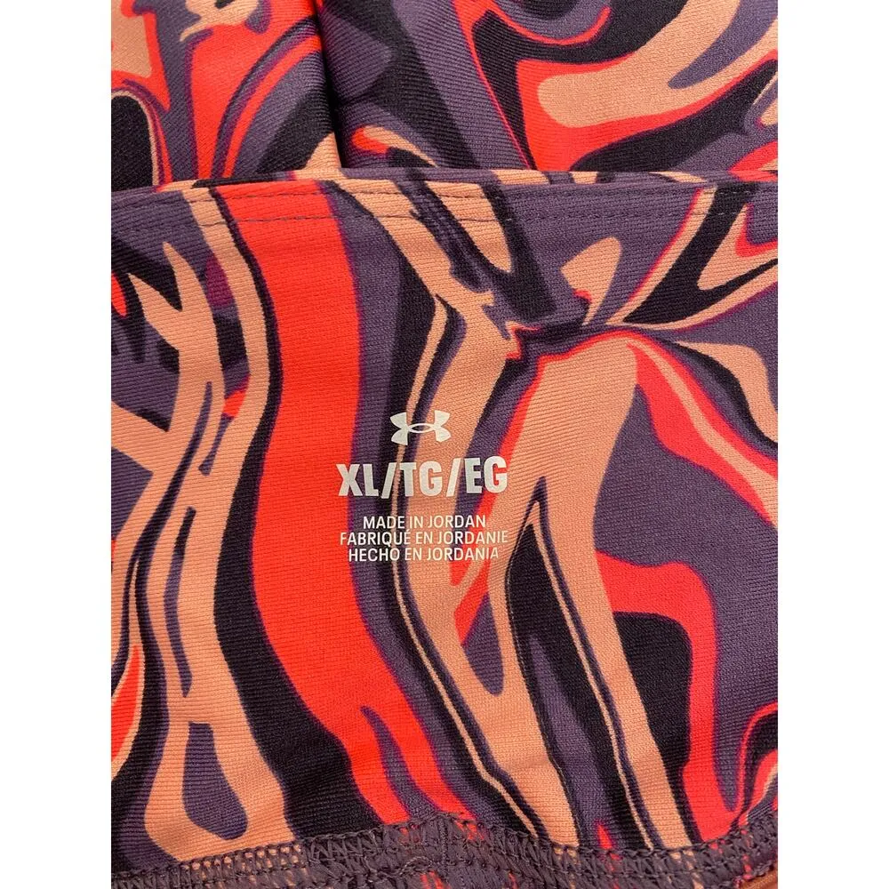 NWT  High Rise Bike Compression Short Tux Purple Red Women's Size XL - Image 6