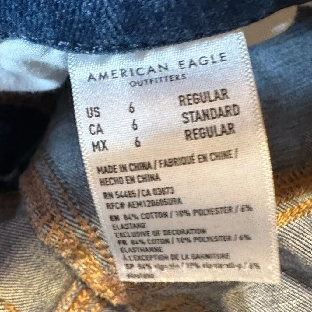 American eagle dream curvy high rise jean 6‎ - Image 4
