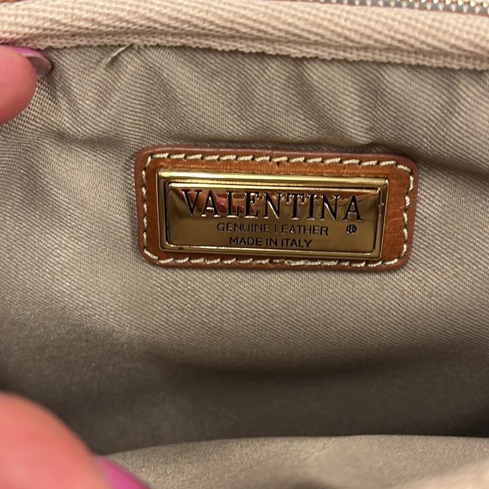 Valentina Pink Leather Crossbody Purse NEW - Image 3