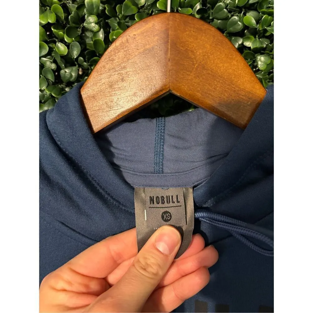 NoBull Blue Hoodie NWOT SZ XS - Image 2