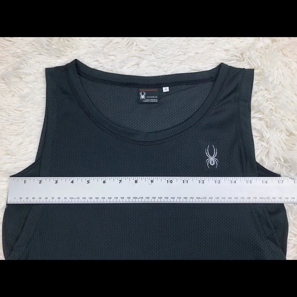 Spyder  Vista Tech Mesh black tank top size small - Image 3