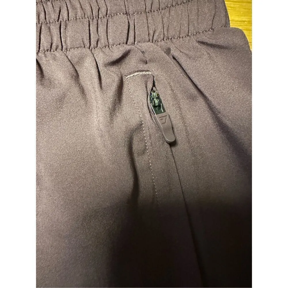 Gymshark maroon brown shorts 4” women’s medium - Image 3