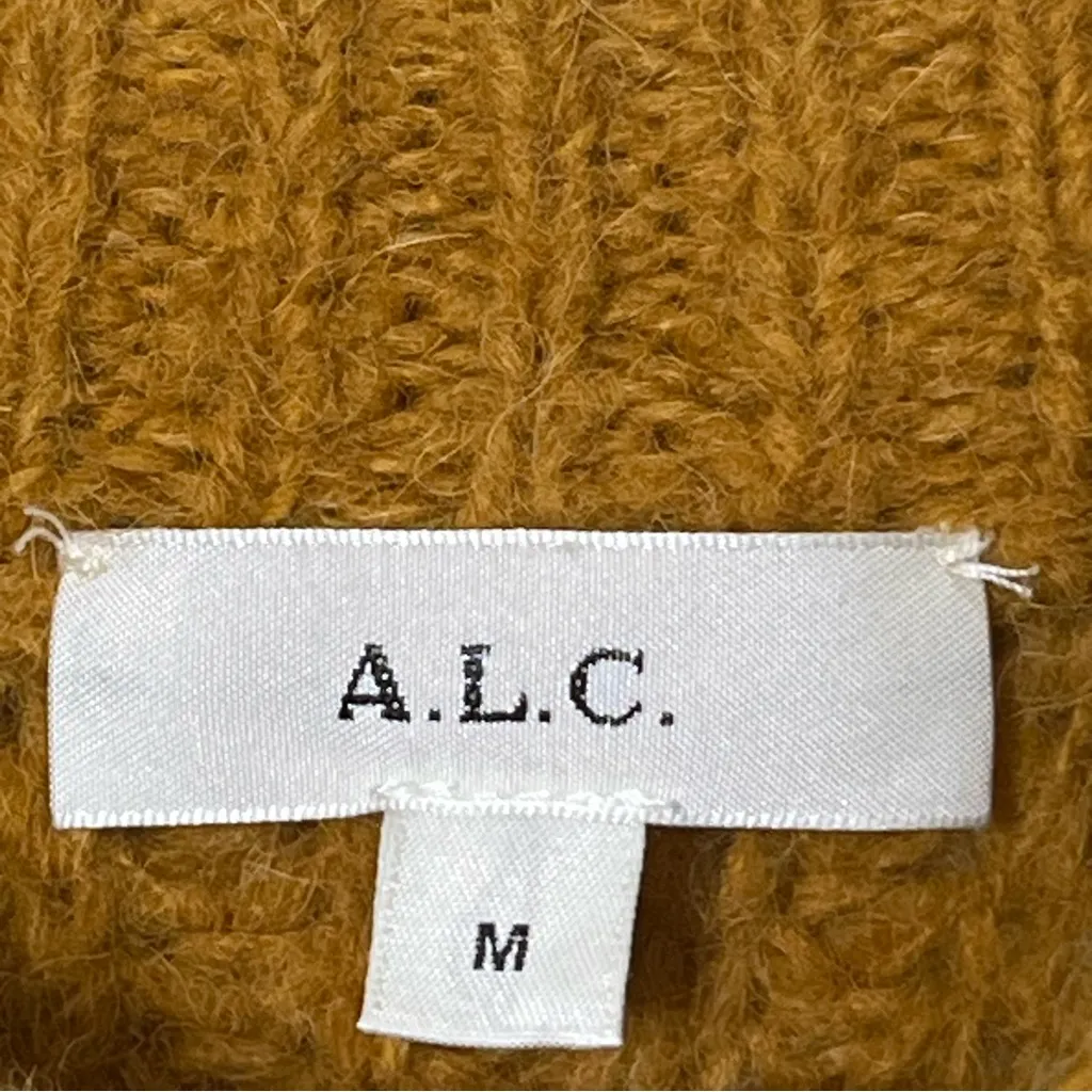 A.L.C. Colorblock Sweater Women’s Medium Multicolor Fall Cozy Knit Pullover - Image 9