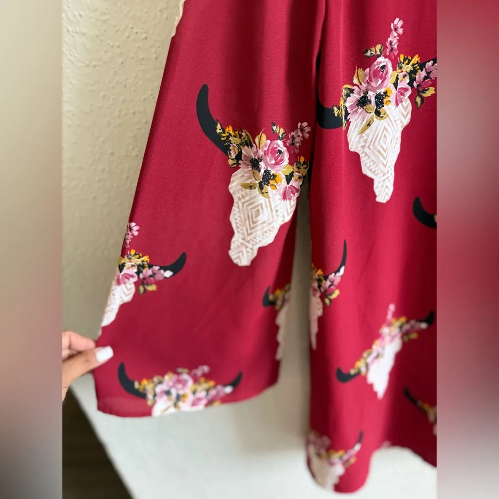 Altar'd State Crimson Dress Size M - Image 4