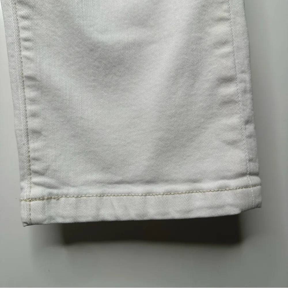 Pilcro and the Letterpress Anthropologie White Stet Cropped Jeans Size 29 - Image 5