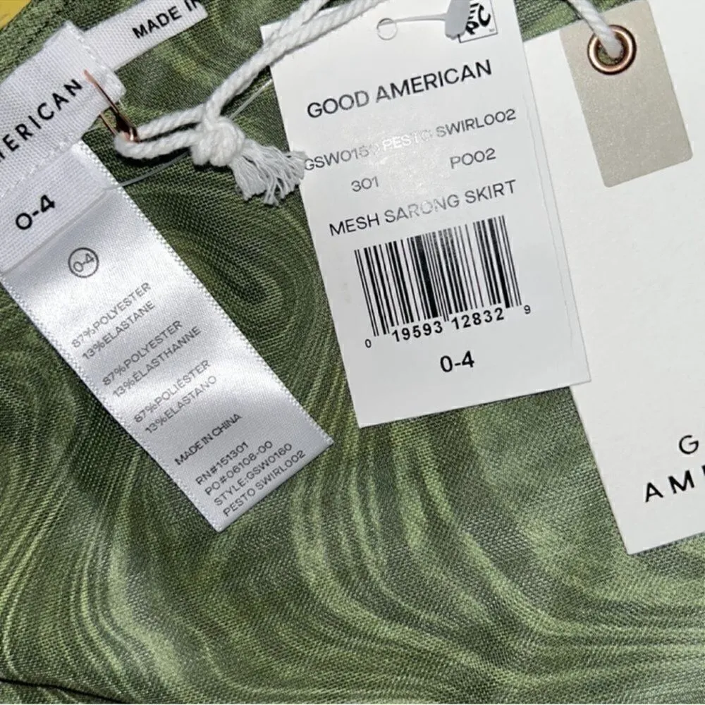 Good American Green Sarong(Size 0-4) - Image 7