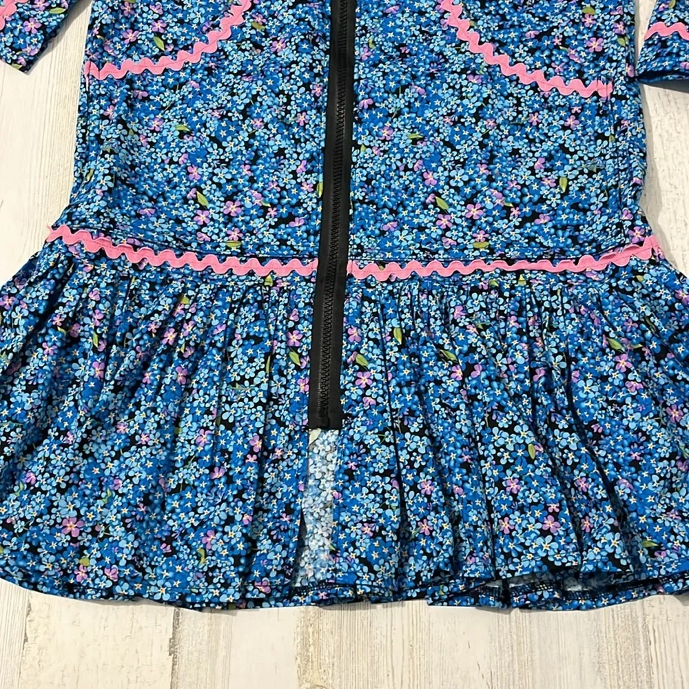 AK Fashion Dress Quilted Dress Blue Size M - Image 3