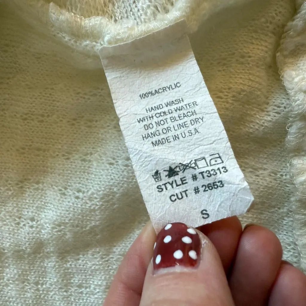 Forever 21 Cream Textured Shrug - Image 6