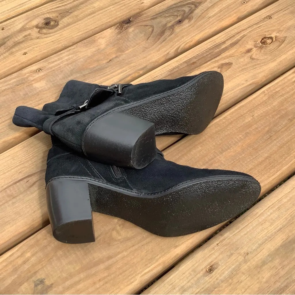 Genuine suede leather booties 🖤🖤🖤 - Image 6